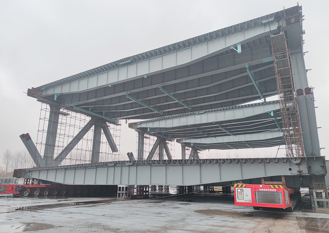 椒江大桥桥梁段滚装移运项目