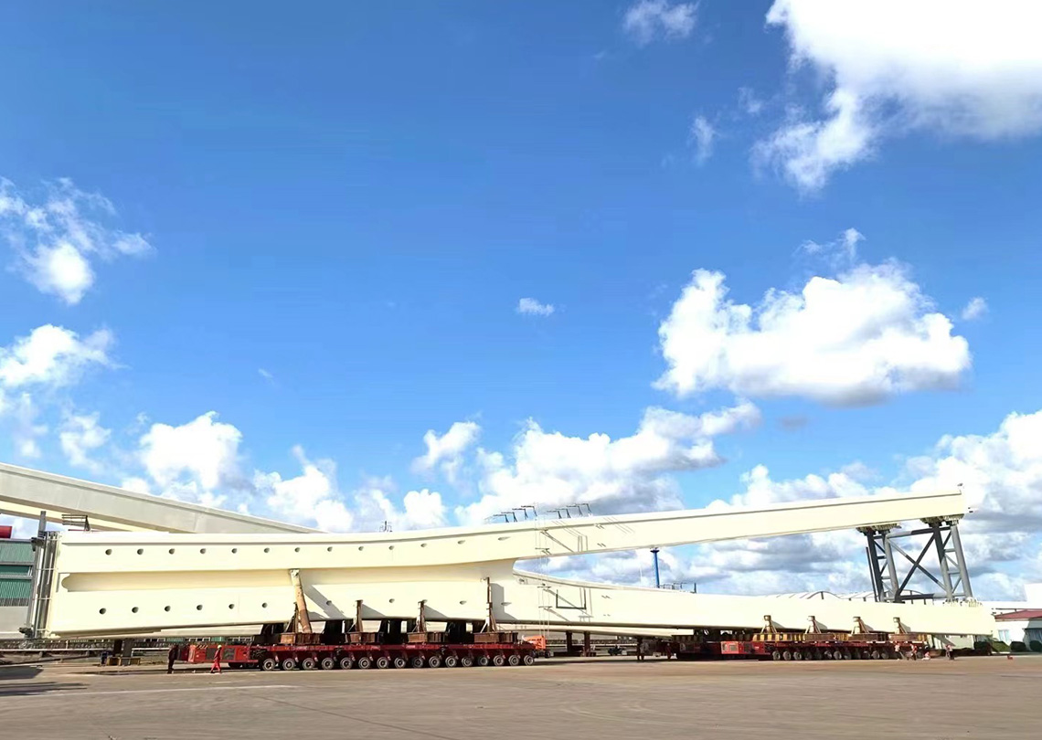 珠海金海特大桥桥塔滚装移运项目