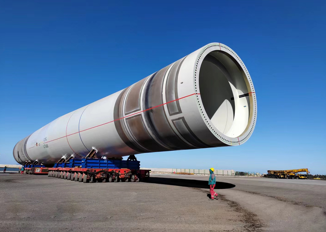 英国Moray West管桩移运项目