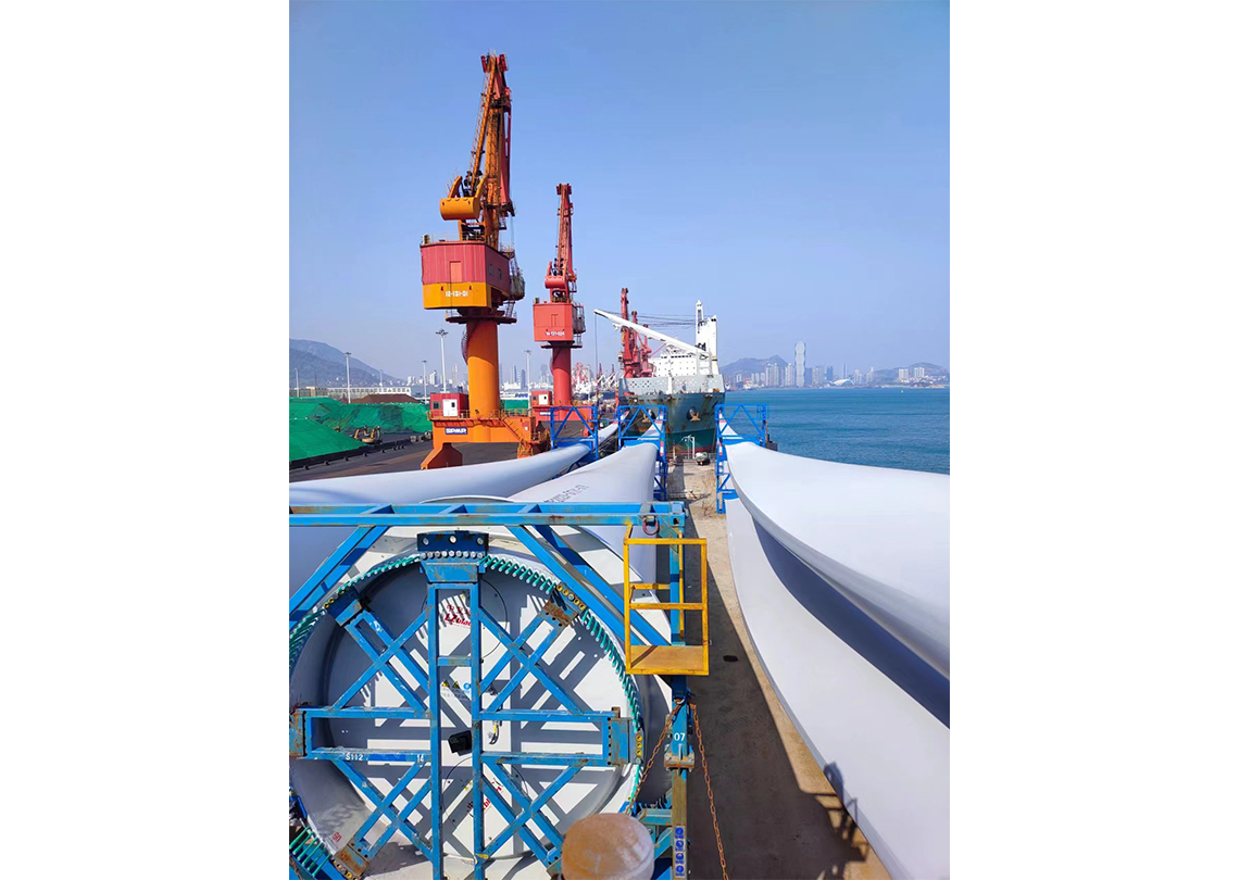 国华渤中B2风电场叶片海上运输项目