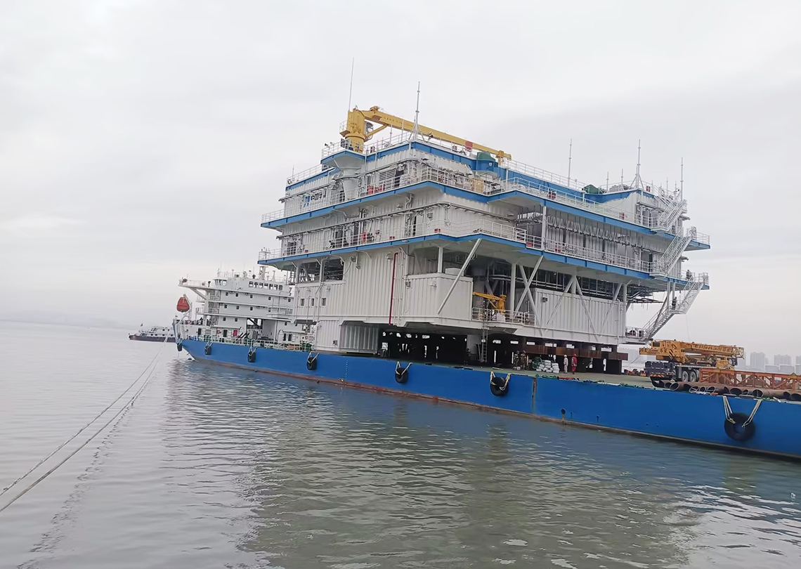 山东半岛北BW场址升压站滚装移运项目