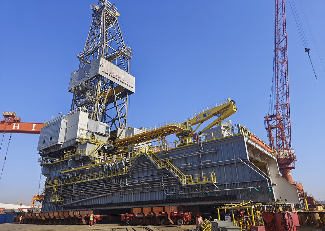 JU2000E型自升式钻井平台悬臂梁&钻井包回装项目