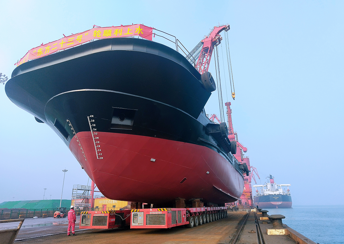 “东方二十三号”轮短驳移运项目